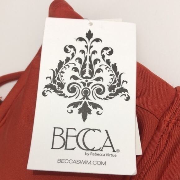 BECCA Bandeau Bikini Top & High Waist Bottom Small - Picture 10 of 13